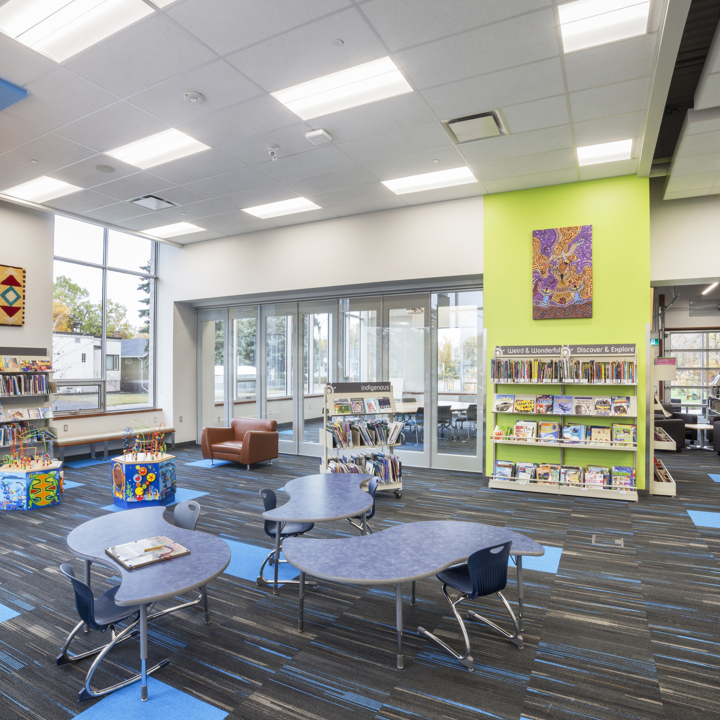 An image of P3A's Albert Community Library project.