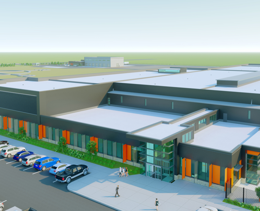 An image depicitng P3A's Utility Company Logistics Warehouse Complex project.