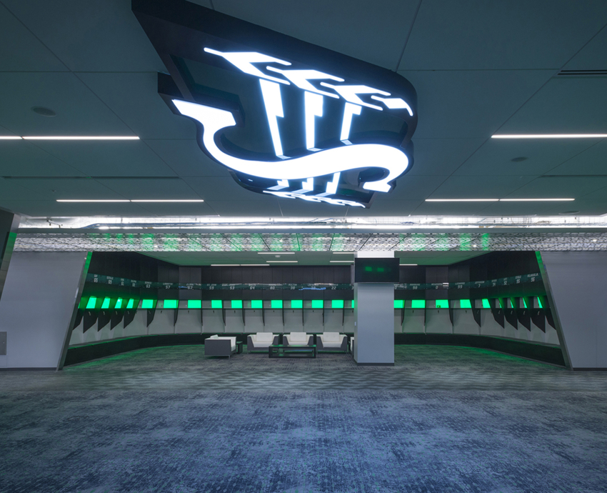 An image depicitng P3A's Saskatchewan Roughrider Football Club project.